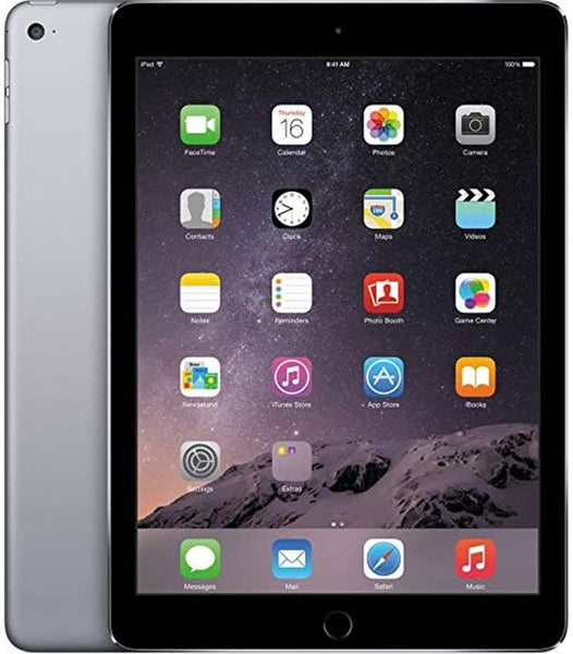 Apple iPad Air 2 64GB, Wi-Fi + Cellular (Unlocked), 9.7in - Space 